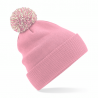 czapka zimowa - mod. B450:Dusky Pink, 100% akryl, Off White, One Size
